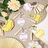 15Pcs Theaceae Wood Baseball Bat & Acrylic Baseball & Alloy Enamel Pendant Keychains KEYC-SW00030-4