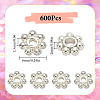 600Pcs Alloy Daisy Spacer Beads FIND-SP0002-12B-S-2