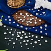 100Pcs 5 Styles Flat Round Sew on Rhinestone KK-TA0008-97-6
