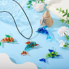 5Pcs 5 Colors Handmade Lampwork Big Pendants LAMP-TA0001-72-7