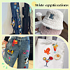 15Pcs 15 Styles Computerized Embroidery Polyester Iron on/Sew on Patches PATC-PH0001-81-5
