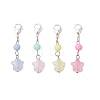 Acrylic Star Pendant Decorations HJEW-JM02930-02-1