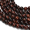 Natural Tiger Eye Beads Strands G-F591-18-8mm-07-5