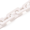 Handmade Opaque Acrylic Cross Chains AJEW-JB00766-05-2