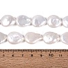 Natural Baroque Keshi Pearl Coin Beads Strands PEAR-S018-03J-5
