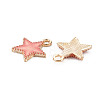 Alloy Enamel Charms ENAM-S121-024B-3