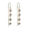 Alloy Rhinestone Dangle Earrings FS-WG75843-01-5