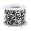 Tarnish Resistant 304 Stainless Steel Cable Chains CHS-D033-01P-3