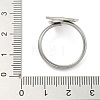 304 Stainless Steel Cuff Rings Components LS-X-STAS-K279-02E-P-3