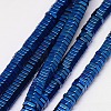 Electroplate Non-magnetic Synthetic Hematite Beads Strands G-J165-4mm-04-1