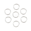 Brass Closed Jump Rings KK-D257-01P-05-1