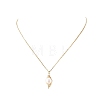 Natural Pearl Pendant Necklace & Dangle Earrings X-SJEW-JS01276-3