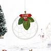 Christmas Cotton Woven Net PW-WG65775-01-4