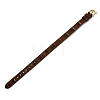 Imitation Leather String Bracelets with Stainless Steel Buckles AJEW-Z053-01C-1