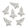 Tarnish Resistant 304 Stainless Steel Hollow Flower Chandelier Component Links STAS-R083-25-4
