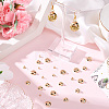 120Pcs 6 Styles Brass Bead Cap Pendant Bails DIY-SP0004-25LG-3
