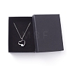 Brass Cubic Zirconia Pendant Necklaces NJEW-JN02619-01-6