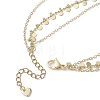 Brass Cable Chains Ring Bracelets for Women BJEW-JB11582-4