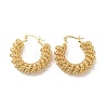 Brass Wire Mass Hoop Earrings for Women EJEW-G337-01G-1