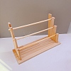 3-Tier Wood Bracelet Organizer Display Stands ODIS-WH0043-316-1