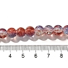 Crackle Glass Beads Strands X-CCG-C002-8mm-11-4