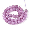 Natural White Jade Bead Strands G-R346-10mm-12-3
