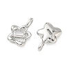 Valentine's Day Brass Micro Pave Clear Cubic Zirconia Charms KK-C259-14P-2