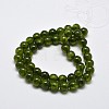 Natural Green Jade Dyed Round Beads Strands JBS053-10MM-41-2