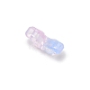 Two Tone Glass Beads GLAA-TAC0008-01-2