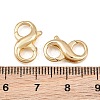 Brass Double-Sided Lobster Clasp for Jewelry Making KK-CBAA482-03G-3