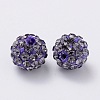 Pave Disco Ball Beads RB-H258-10MM-539-2