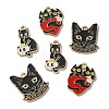 15Pcs 3 Styles Alloy Enamel Pendants ENAM-CJ0004-95-7