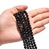 Natural Black Agate Beads Strands X-G-G391-6mm-01-4