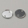 Flat Round Acrylic Mirror Sew on Rhinestone FIND-WH0155-028A-3