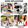 48Pcs Rectangle White Paper Gift Storage Handle Bags with Ribbons ABAG-WA0001-26B-6