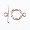 Ion Plating(IP) 304 Stainless Steel Toggle Clasps STAS-E127-01RG-1