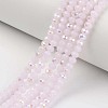 Electroplate Glass Beads Strands LS-EGLA-A034-J6mm-L05-1