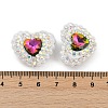 Polymer Clay Glass Rhinestone Beads CLAY-NH0001-13H-3