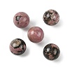 Natural Rhodonite Sphere Beads GG-D003-A06-1