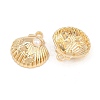 Rack Plating Alloy and ABS Imitation Pearl Pendants PALLOY-T096-03G-2