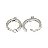 Brass Huggie Hoop Earring Findings LS-PALLOY-F249-19P-2