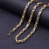 Titanium Steel Byzantine Chains Necklaces FS-WG56795-48-1