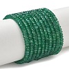 Dyed & Heated Natural Green Onyx Agate Beads Strands GG-CBA2E9C-B01-01-2