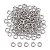 Tarnish Resistant 304 Stainless Steel Open Jump Rings STAS-Q186-02-5x1mm-1