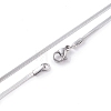 304 Stainless Steel Snake Chains Necklaces NJEW-O058-28P-1