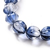 Transparent Glass Beads Strands GLAA-F114-02B-14-3