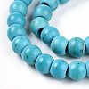 Synthetic Turquoise Beads Strands TURQ-S192-4mm-2-4