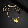 304 Stainless Steel Star Dog Tag Pendant Box Chain Necklaces for Men WGDBA2D-04-1