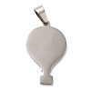 Non-Tarnish 304 Stainless Steel Pendants STAS-C079-09P-1