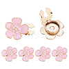 6Pcs Zinc Alloy Cufflinks BUTT-ME0001-51B-1